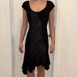 Zac Posen Elegant Black Asymmetrical Dress